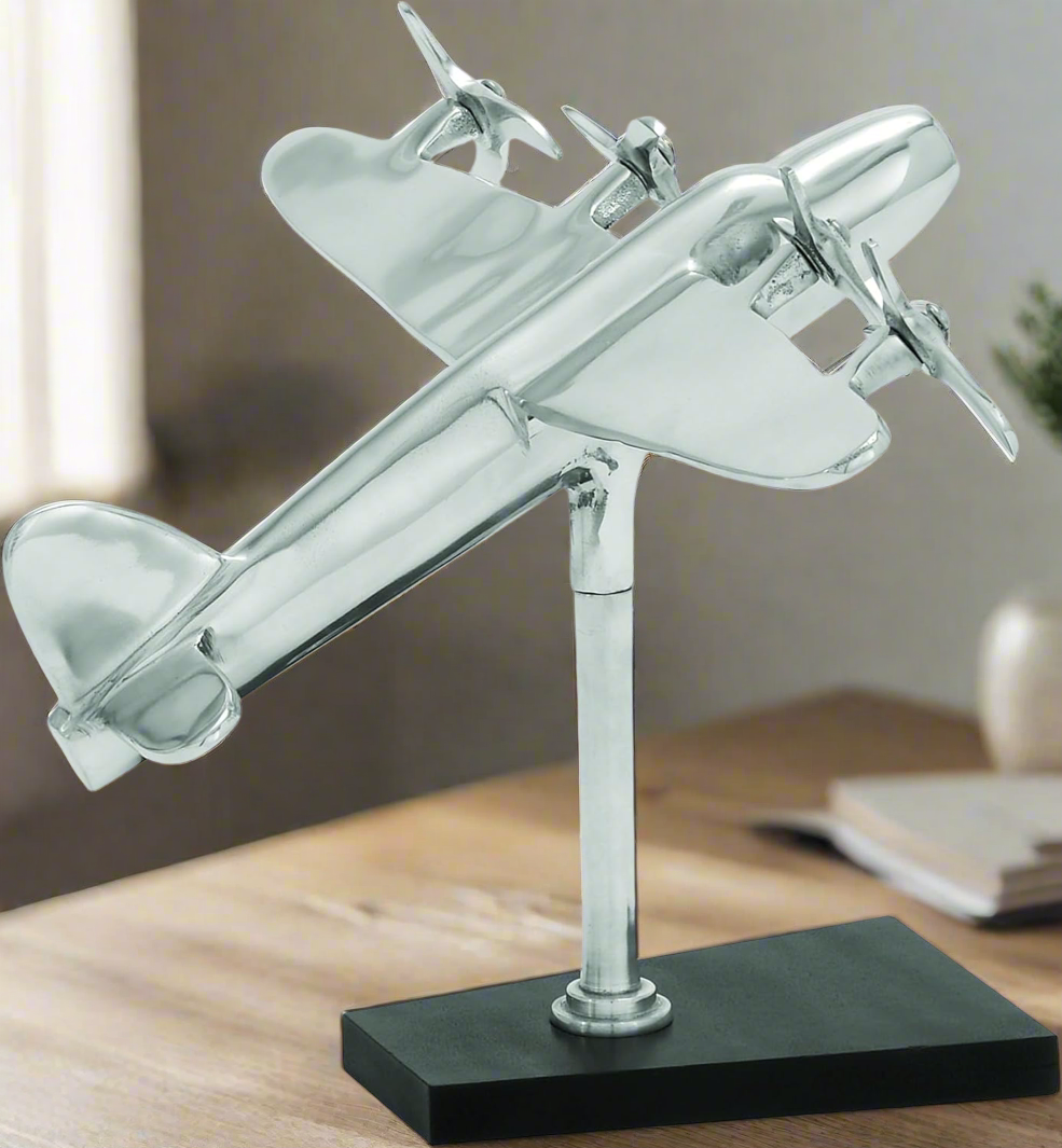 Decorative Aluminum Metal Airplane