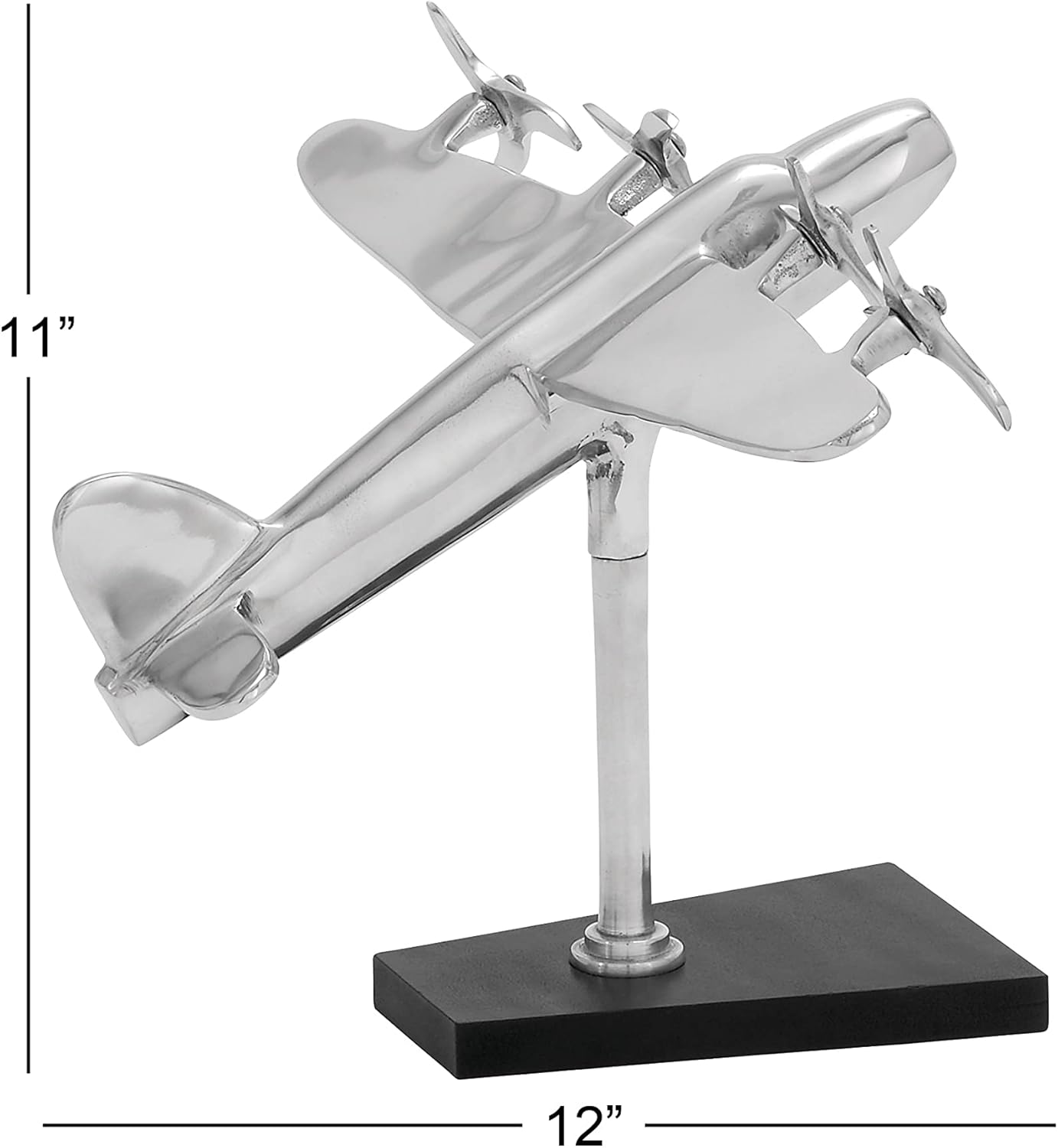 Decorative Aluminum Metal Airplane