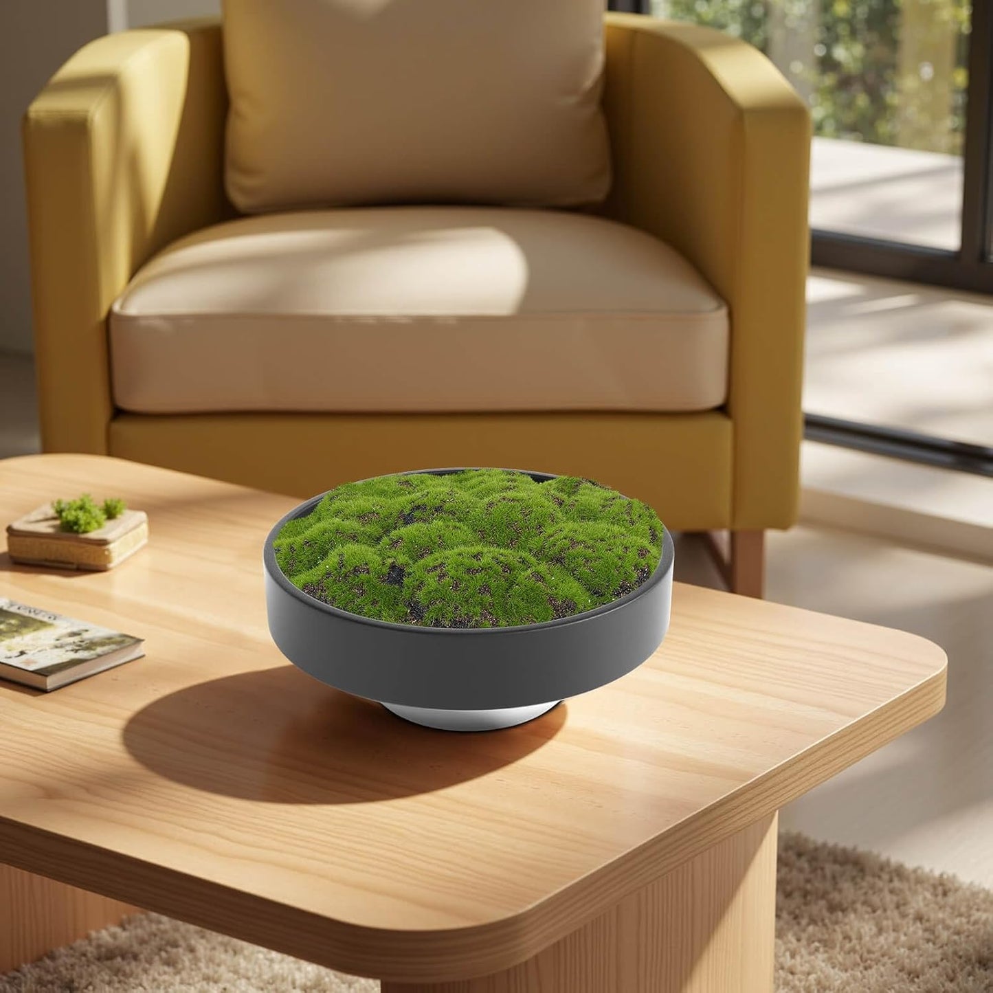 Faux Moss Bowl